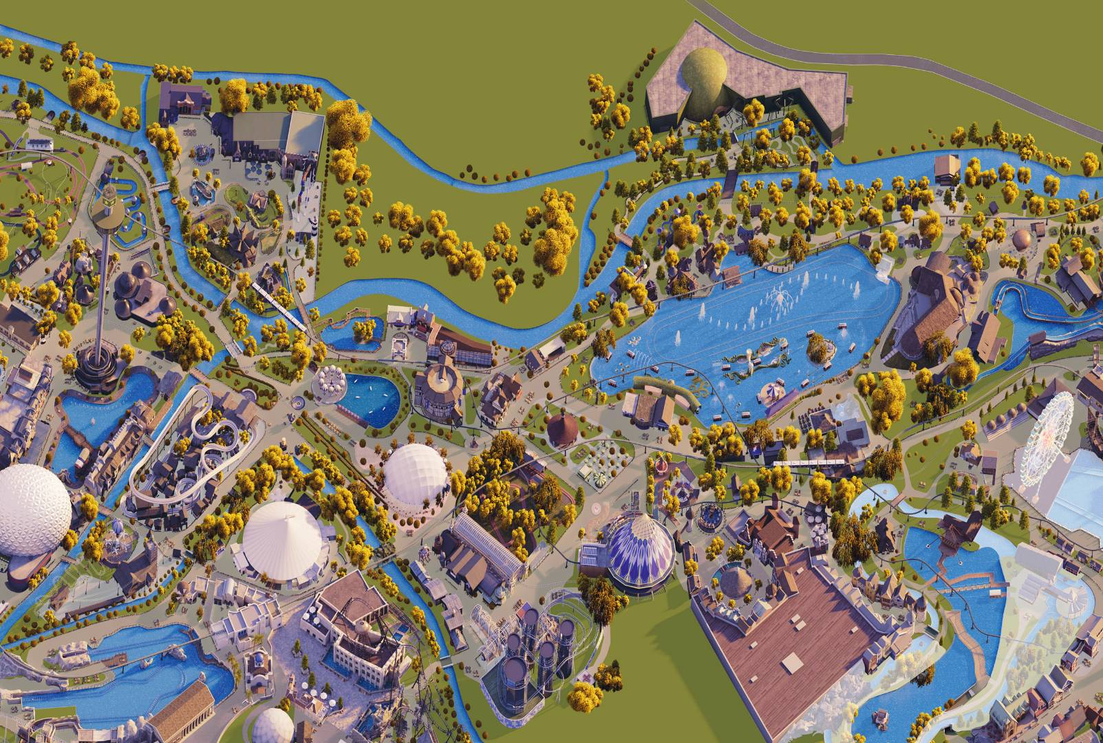 plan du parc halloween 2025