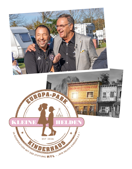Roland Mack und Dj Bobo, Kinderhaus Artwork, RTL Logo