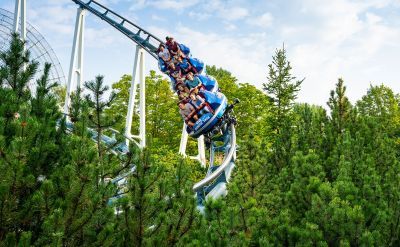 In einer Kurve der Euro-Mir