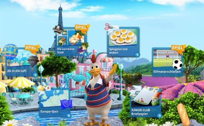 Französischer Themenbereich des JUNIOR CLUBs