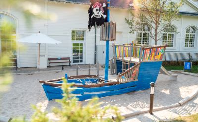 Spielplatz neben dem Restaurant Bubba Svens