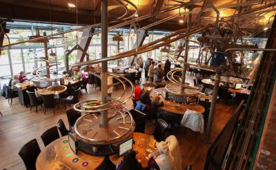 FoodLoop Restaurant Innenaufnahme von oben