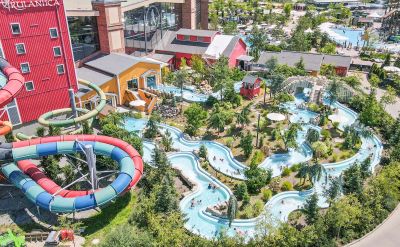 Panorama des Rulantica Außenbereichs