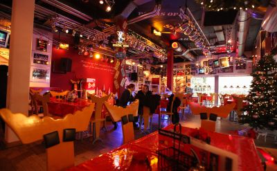 Innenräume des Rock Café