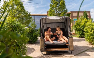 Strand Insel im Außenbereich von Rulantica