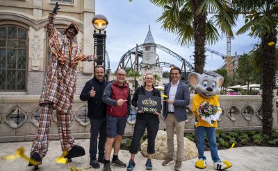 100.000 Fahrgast bei Voltron Nevera powered by Rimac