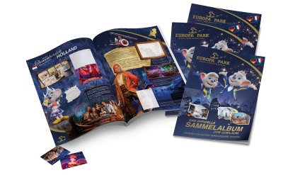 Exklusives Sticker-Sammelalbum 50 Jahre Europa-Park