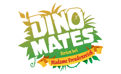 Dino Mates Logo Deutsch