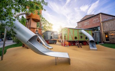 Spielplatz in der Silver Lake City