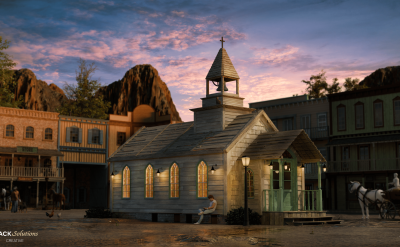 Kirche in der Silver Lake City