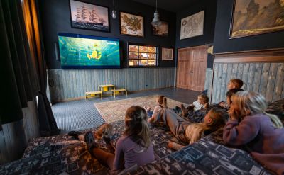 Bubbas Kinder Kino im Hotel kronasar