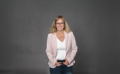 Ritratto di Tina Burkart, event manager nel settore Confertainment dell’Europa-Park Resort.