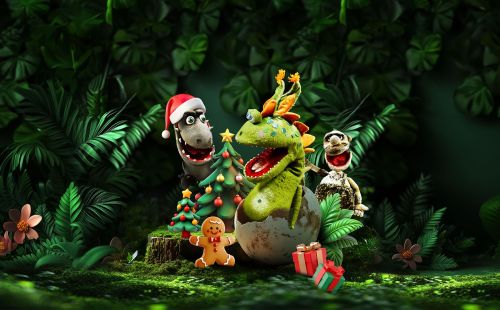 Weihnachten bei den Dinos
