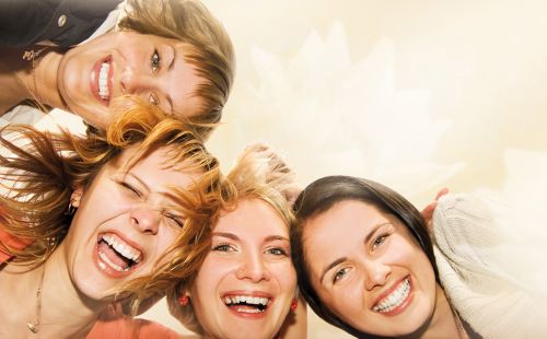 Freundinnen Gruppenfoto