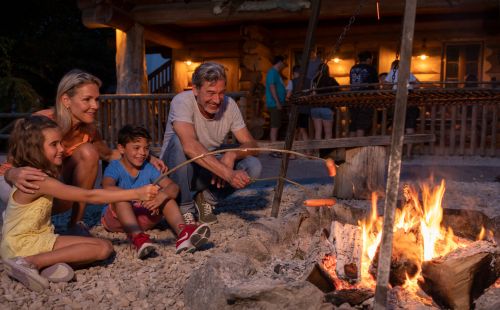 Grillen in der Tipi Town