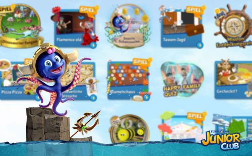 Eine Übersicht über verschiedenen JUNIOR CLUB Spiele