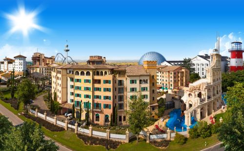 Übersicht über die Hotels "Bell Rock", "Colosseo", "El Andaluz", "Castillo Alcazar" und "Santa Isabel"