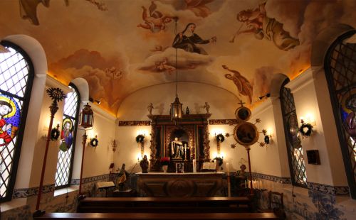 DIe St. Jacobus-Kapelle im Hotel "Santa Isabel".