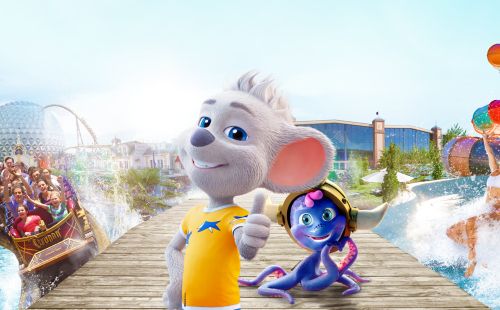 Ed Euromaus und Snorri vor Ihren Parks