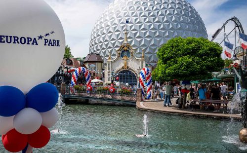 Blick auf die Eurosat im Themenbereich Frankreich