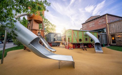 Spielplatz in der Silver Lake City