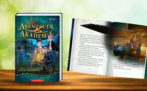 Buchcover Abenteuer Akademie: Das Grimm-Geheimnis