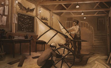 Die Brüder Eulenstein in ihrer Werkstatt