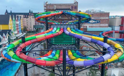 Vikinglop Drohne Panorama View