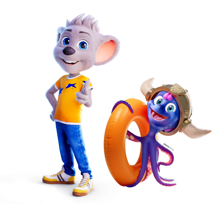 Europa-Park Erlebnis-Resort Character Ed und Snorri