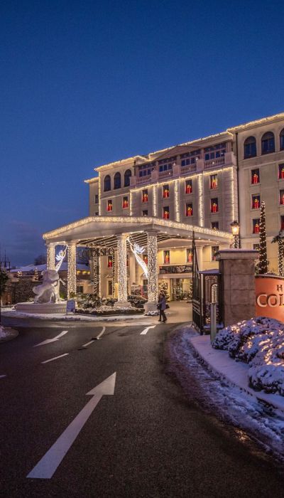 Hotel Colosseo bei Winter