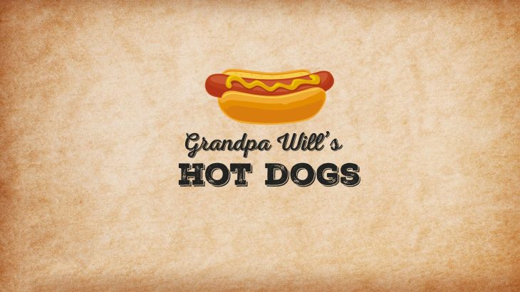 Hot Dog Stand "Grandpa Will's Hot Dogs"