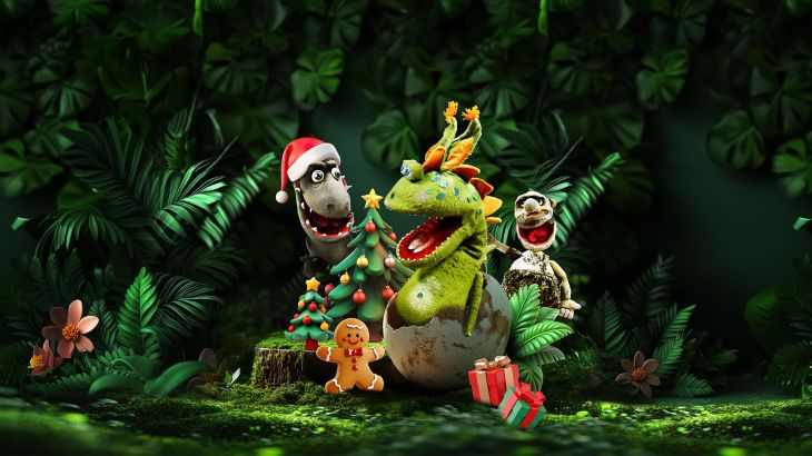 Weihnachten bei den Dinos