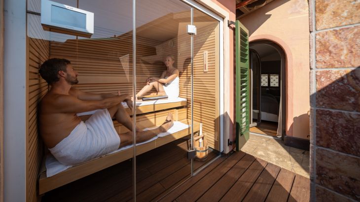 Sauna VIP-Präsidenten Suite Roma - Bella Vista im Hotel Colosseo