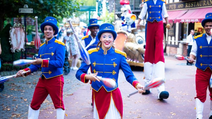 Parade im Park
