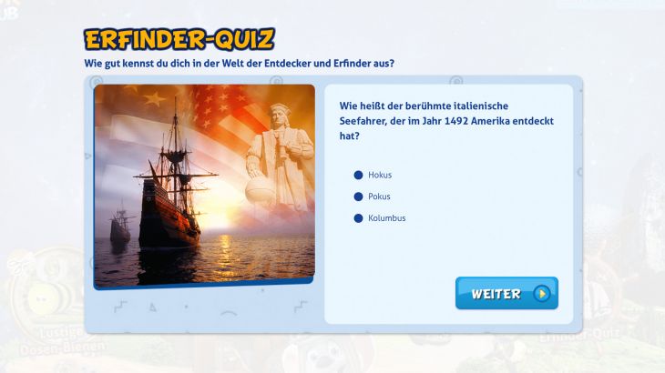 Entdecker-Quiz im Junior Club