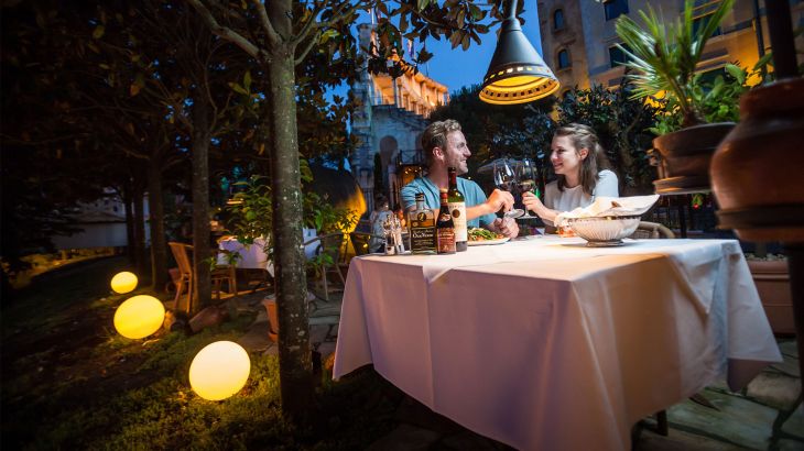 Hotel Colosseo, Restaurant Medici, Außenterrasse