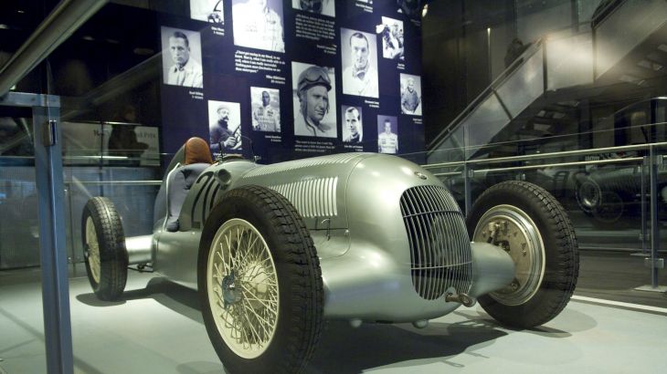 Altes Mercedes-Rennauto