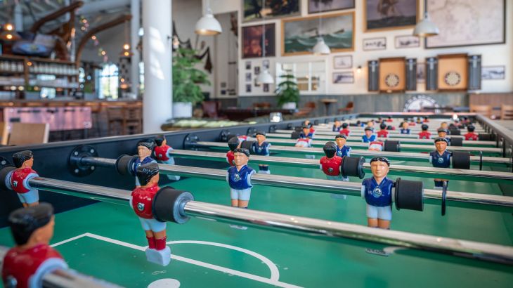 Kickertisch in der Sportsbar