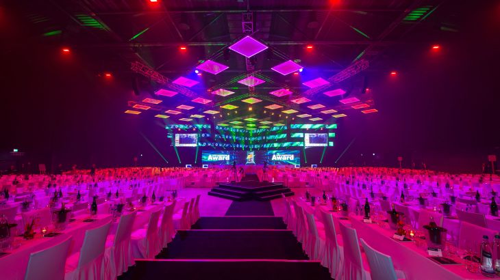 Europa-Park Arena vor dem Radio Regenbogen Award