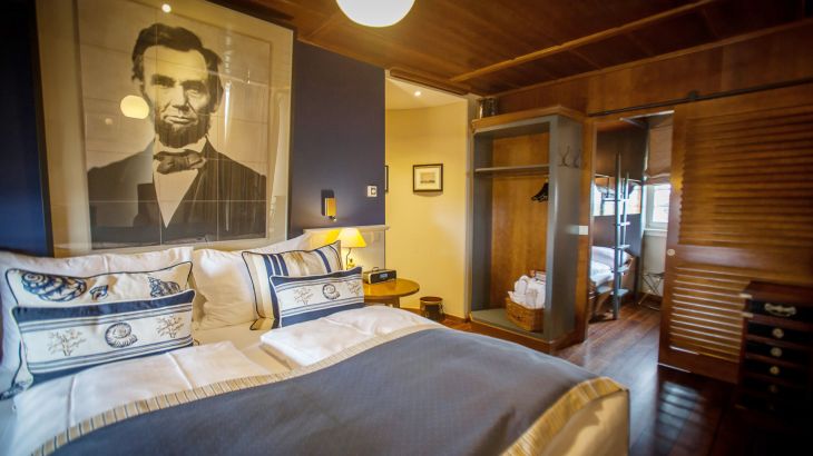 Juniorsuite Abraham Lincoln Hotel Bell Rock Schlafzimmer