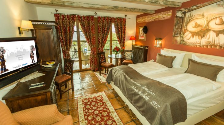 Komfort-Zimmer Hotel El Andaluz Doppelbett mit Fernseher