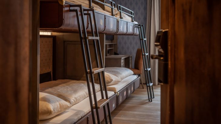 Komfort-Zimmer Hotel Krønasår Hochbett