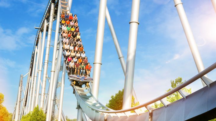 Besucher bei der Abfahrt der Silver Star