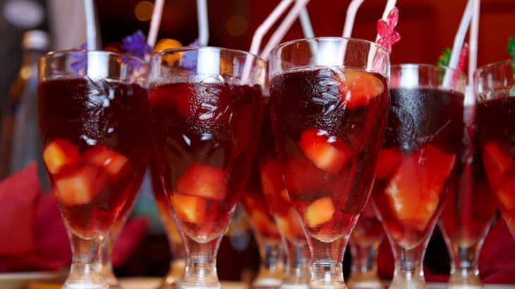 Sangria bei der Spanischen Fiesta