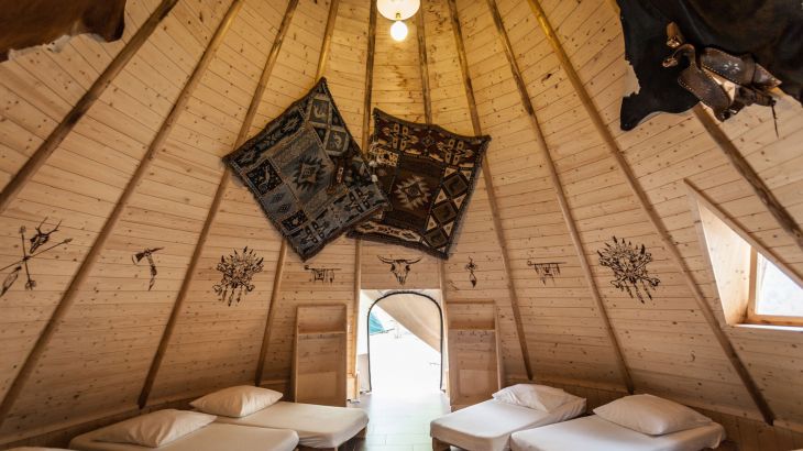 Tipizelt Tipi Town Schlafbereich