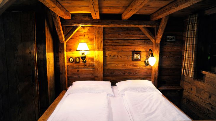 Winnetous Honeymoon Suite Camp Resort Schlafbereich