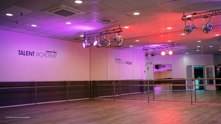 Moderne Räumlichkeit der Europa-Park Talent Academy