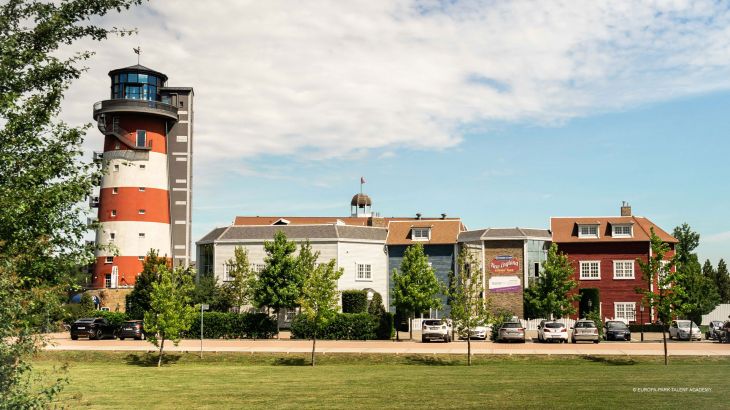 Lage und Gebäude der Europa-Park Talent Academy