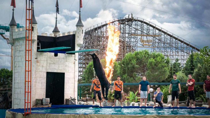 Highdiving-Show "Retorno dos Piratas" Europa-Park
