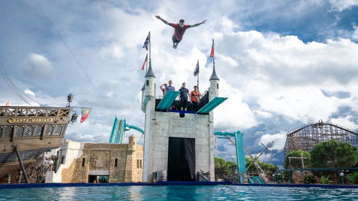 Highdiving-Show "Retorno dos Piratas" Europa-Park